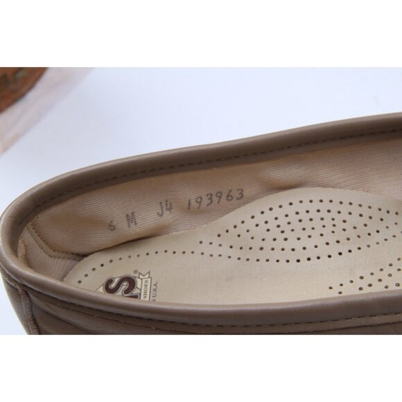 Nwob Sas Kiltie Loafers Tasseled Women's Tan Beige Shoes Sz 6 M - Picture 12 of 12